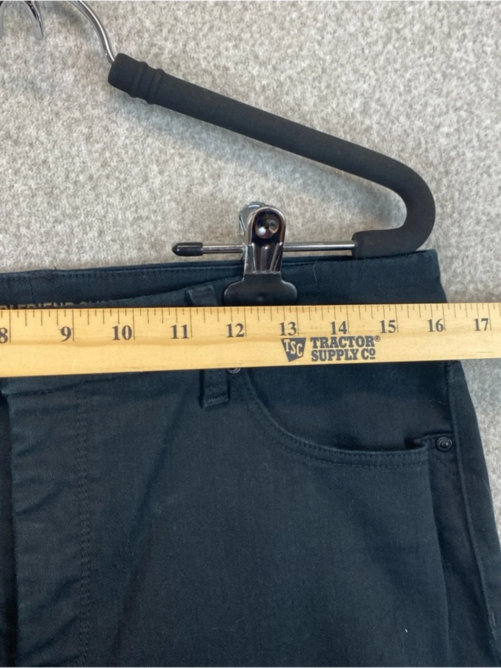 Chicos So Slimming Jeans Size 1 (M) Ankle Black Pants Girlfriend Fit inseam 26”